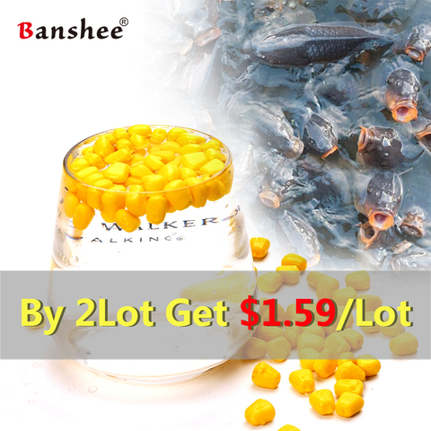 100 unids/lote maíz para pesca Boilies flotantes señuelo suave aromatizado carpas de hierba cebo de silicona cebo de plástico suave Artificial ► Foto 1/6