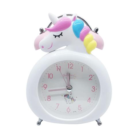 Despertador de unicornio de dibujos animados para niños, luz de noche de dormitorio, Reloj de escritorio, Digital, decoración del hogar, regalo de cumpleaños y Navidad ► Foto 1/6