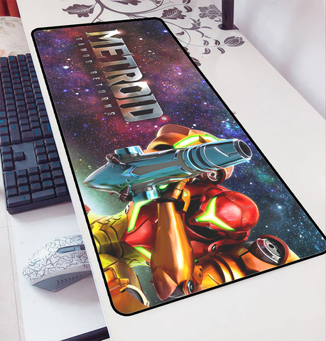 Metroid-alfombrilla de ratón de ordenador para Gamer alfombrilla de ratón de 900x400x2mm, personalizada, para escritorio y oficina ► Foto 1/6