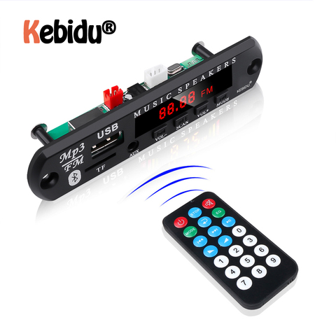 Placa decodificadora de MP3, 5V, 12V, módulo de Audio WMA compatible con USB, TF, Radio, Bluetooth 5,0, reproductor de música inalámbrico para coche, MP3 y Control remoto ► Foto 1/6