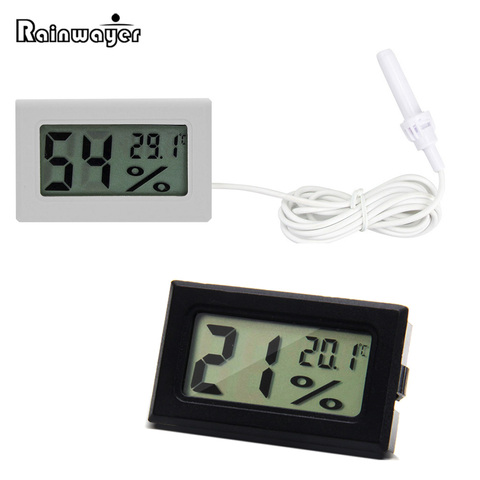 Termómetro Digital higrómetro, Mini medidor de humedad LCD, congelador, nevera, termómetro para-50 ~ 70 enfriadores para acuario ► Foto 1/6