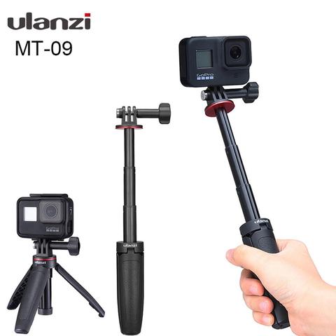 Ulanzi MT-09 extensible Vlog trípode para GoPro Hero 9 8 7 6 5 4 negro SJcam acción de cámaras ► Foto 1/6