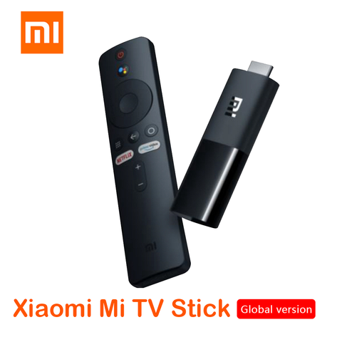 Xiaomi-Decodificador con asistente de Google, dispositivo Mi TV Stick 2K HDR HDMI Quad-core DDR4 Bluetooth Wifi Dolby DTS HD Dual, Netflix Android TV 9,0 ► Foto 1/5