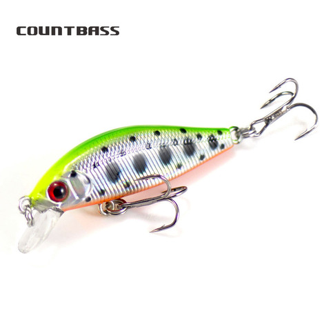 Countbass 45mm 3,1G señuelos duros cebos de pesca, Minnow hundido, Wobblers, Plug, señuelo de pez de agua dulce ► Foto 1/6