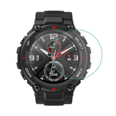 Película protectora de vidrio templado para Xiaomi reloj inteligente Huami Amazfit t-rex T Rex Smart Watch Protector de pantalla ► Foto 1/6