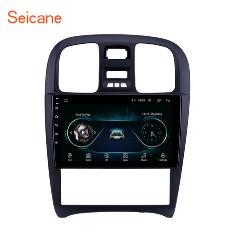 Seicane 9 pulgadas 2din Android 10,0 GPS para coche unidad frontal de radio jugador para Hyundai Sonata 2003 de 2004 de apoyo para 2005-2009 Carplay TPMS DVR ► Foto 1/6