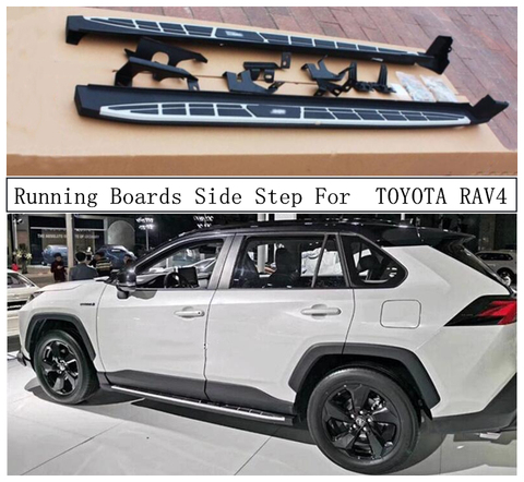 Tablas de correr para TOYOTA RAV4 2022, 2022, 2022, 2022 el pedales de barra de paso de alta calidad Nerf bares accesorios de Auto ► Foto 1/1