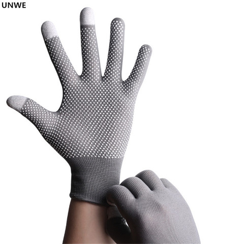 Guantes transpirables antideslizantes de GEL para pantalla táctil, guantes finos de verano para conducir/montañismo, guantes de muñeca para hombres y mujeres, para correr ► Foto 1/6