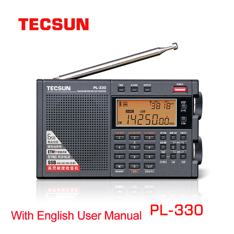 Tecsun-receptor de Radio PL-330, Radio FM/MW/SW/LW de todas las bandas, portátil, con Manual de usuario en inglés, novedad de 2022 ► Foto 1/6