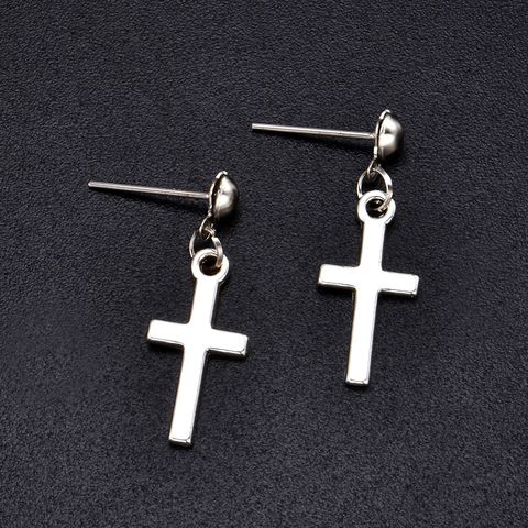 Pendientes De Cruz Punk para Mujer, Aretes colgantes De cartílago, Joyería Moderna 2022 ► Foto 1/6