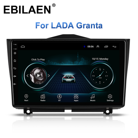 Radio con GPS para coche, reproductor Multimedia con Android 2022, 2Din, estéreo, navegación, grabadora, Wifi, para LADA Granta 2022, 8,1 ► Foto 1/6