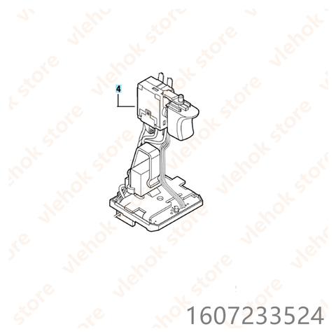 Interruptor de módulo electrónico para BOSCH, GSB18VE-2-LI, 1607233524, Cordl Perc, Screwdr, accesorios de herramienta eléctrica ► Foto 1/2