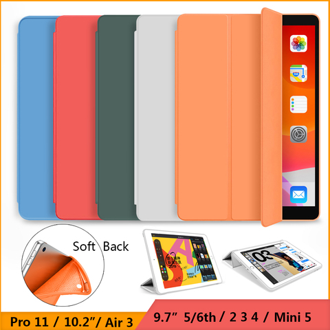 2022 para iPad Pro 11 2nd caso aire 3, 10,5, 2022 de 10,2 7th Funda para iPad 9,7 2017 5th 2022 6th cubierta, Funda para iPad Mini 234 Mini 5 Capa ► Foto 1/6