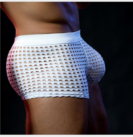 ¡Recomiendo! Bóxer Sexy de malla para hombre, suspensorio erótico Gay, ropa interior, novedad de 2022 ► Foto 1/6