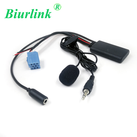 Biurlink-minipuerto ISO de 8 pines para Radio Blaupunkt, micrófono auxiliar de Audio de 3,5 MM con Bluetooth para Volkswagen, Audi y pilates ► Foto 1/3