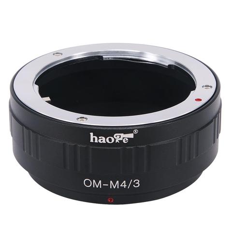 Haoge-Adaptador de montaje para lentes para Olympus OM, adaptador de montaje Manual para lentes de montaje para Olympus y Panasonic Micro Four Thirds MFT M4/3 M43 ► Foto 1/1