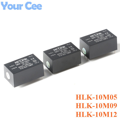 Módulo de alimentación de AC-DC, miniinterruptor de aislamiento de CA a CC, 10W, módulo de fuente de alimentación de 220v a 12V/9V/5V HLK-10M05 HLK-10M09 ► Foto 1/5