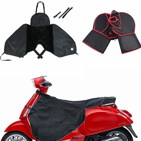 Funda de edredón impermeable para motocicleta, cubierta de pierna para patinetes Honda, Peugeot, calentador de rodilla para Vespa GTS, a prueba de viento, Invierno ► Foto 1/6