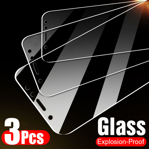 Protector de pantalla de cristal templado para iPhone, cubierta completa de vidrio para iPhone SE 2022 X XS Max XR 7 8 6 6s Plus 5 5S 11 Pro Max ► Foto 1/6