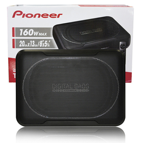 Conjunto de subwoofer PIONEER para coche, TS-WX130DA de 160W, activo debajo del asiento, con conexión remota, 1 Juego, Envío Gratis ► Foto 1/6