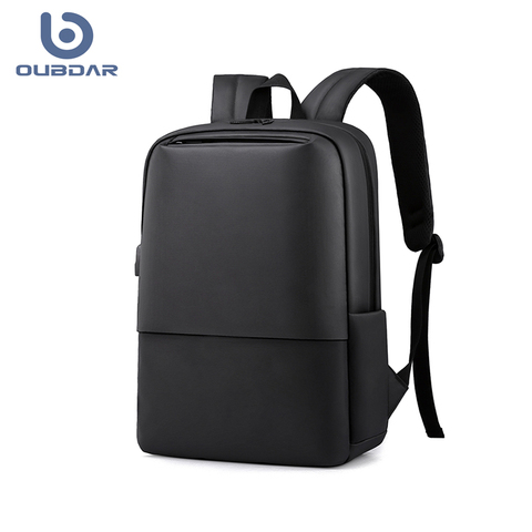 OUBDAR-mochila antirrobo para ordenador portátil para hombre, morral para ordenador portátil a la moda escolar, de viaje, escolar con carga USB, Unisex, 2022 ► Foto 1/6