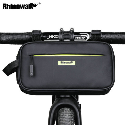 Rhinowalk-bolsa triangular para cuadro delantero de bicicleta, bolsa para manillar de bicicleta de montaña, resistente al agua, 2.5L, multifunción ► Foto 1/6