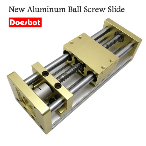 Mesa Deslizante de tornillo de bola de aluminio CNC, aplicable Nema17 42BYG paso a paso y aplicable Nema23 57BYG paso a paso, nuevo ► Foto 1/3