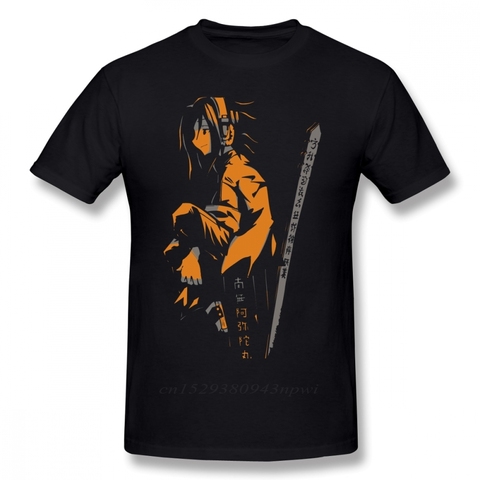 Camiseta de rey chamán para hombre, camiseta naranja rey chamán Yoh, camiseta de manga corta de algodón 100%, camiseta de verano con estampado divertido de talla grande ► Foto 1/6