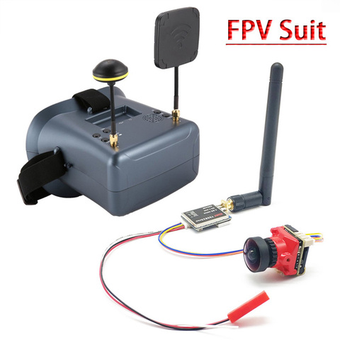 5,8G FPV Google VR gafas de alta calidad 40CH con 2000mA batería con 1/1 8 