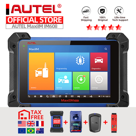 Autel IM608 MaxiIM 608 OBD2-escáner OBDII para coche, herramienta de diagnóstico automático, OBD 2, todos los sistemas, programación de llaves PK IM508 ► Foto 1/6