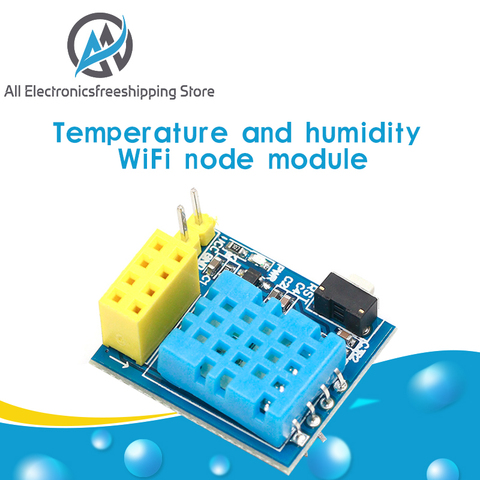 ESP8266 ESP-01 ESP-01S DHT11 Módulo de Sensor de temperatura y humedad esp8266 Wifi NodeMCU casa inteligente IOT DIY Kit (sin ESP módulo) ► Foto 1/6