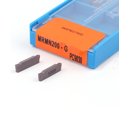 MRMN200 G PC9030 MRMN300 MRMN400 M PC9030, insertos de carburo originales, herramienta de corte CNC, herramientas de separación y ranurado MRMN, 10 Uds. ► Foto 1/3
