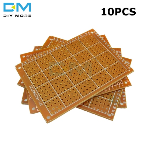 10 Uds Universal placa PCB 5x7cm 2,54 5x7mm DIY prototipo de circuito impreso Panel 5x7cm 50x70mm 5x7 ► Foto 1/6