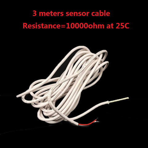 Sensor de sonda de termostato de calefacción de 3 metros, controlador de temperatura de suelo cálido ► Foto 1/3