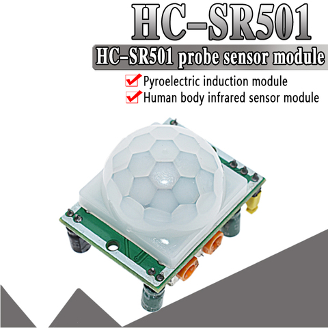 WAVGAT-Módulo infrarrojo piroeléctrico con Sensor de movimiento, Detector de movimiento, HC-SR501 ► Foto 1/6