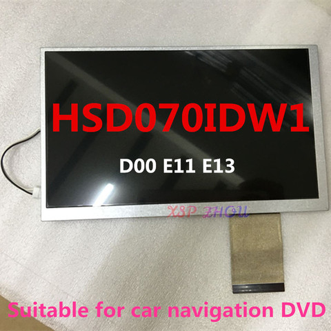 Monitor LCD Original de 7 pulgadas, pantalla de DVD para navegación de coche, táctil, envío gratis, hsd070idw1-d00 E11 E13 ► Foto 1/6