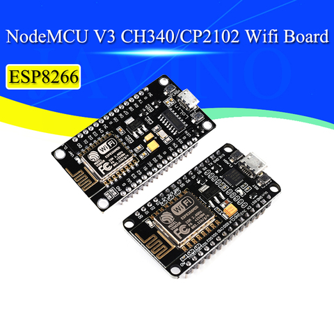 Módulo inalámbrico CH340 CH340G / CP2102 NodeMcu V3 V2 4M Lua WIFI Internet de las cosas Placa de desarrollo basado ESP8266 ► Foto 1/6