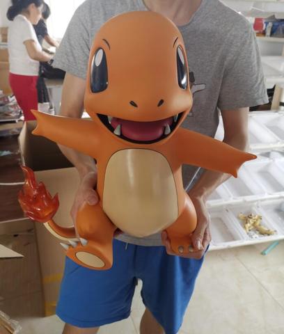 Tamaño grande Pokemon 1: 1 Charmander lindo Ver. 46cm figura de acción Juguetes ► Foto 1/5