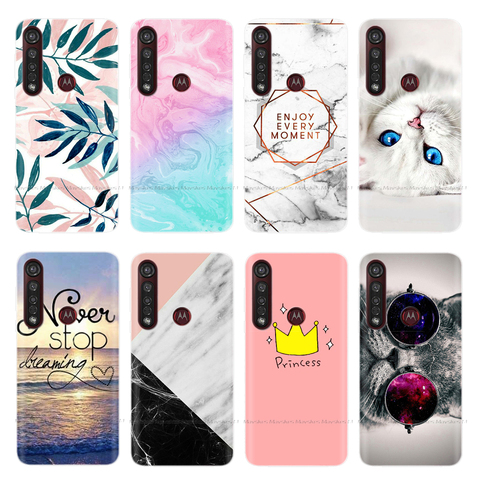 Teléfono caso funda para Motorola Moto G8 jugar/G8 Plus/Macro/una acción funda de silicona funda trasera suave TPU Fundas parachoques ► Foto 1/6