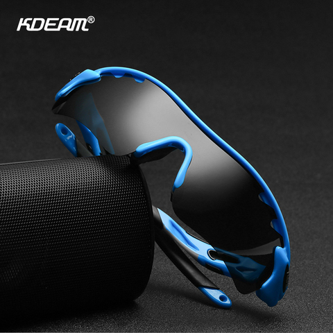 Gafas de sol polarizadas KDEAM KD666 para hombre, Confort y Rendimiento, montura deportiva TR90, materiales para gafas de sol, protección contra impactos ► Foto 1/2