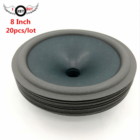 Altavoz Woofer de 8 pulgadas, 20 unids/lote, cono de papel para lavabo, tambor de papel, borde de espuma lateral, 198mm, 26mm, núcleo H:45mm, Accesorios de reparación, venta al por mayor ► Foto 1/6