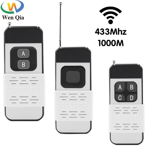 Interruptor de Control remoto en casa inteligente, interruptor de luz inalámbrico Universal RF de 433Mhz, distancia remota de hasta 1000M, interruptor de encendido y apagado ► Foto 1/6