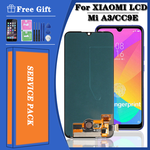 Pantalla Super AMOLED LCD para Xiaomi Mi CC9E, montaje de digitalizador con pantalla táctil para Xiaomi Mi A3 MiA3 ► Foto 1/6