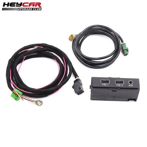 Cable de conexión auxiliar para cableado de coche, cableado para Audi A4 A5 B9 8W MIB 2 CarPlay MDI USB 8W0 035 736 ► Foto 1/3