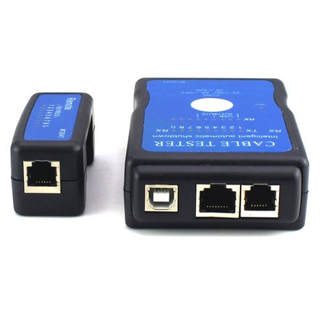 NST-YH726-AT inteligente con indicador LED, prueba de avería, apagado automático, probador de Cable Ethernet, LAN, USB, escaneo automático ► Foto 1/6