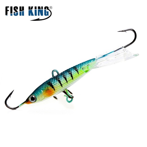 FISH KING-anzuelo de plomo 3D para Pesca, Señuelos de pesca en hielo, accesorios de pesca en hielo, 12/15/25g ► Foto 1/6