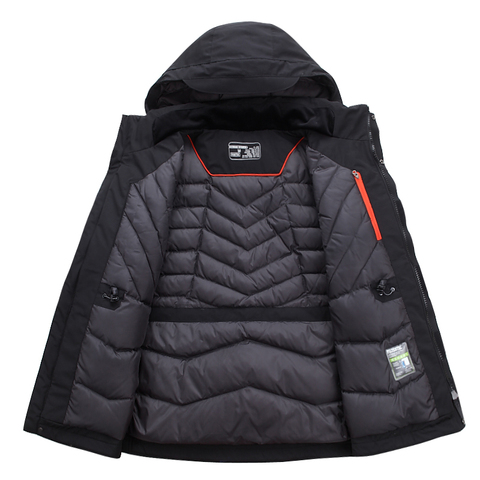 Chaqueta de plumón de pato blanco de calidad superior para hombre gruesa invierno 2022 nuevo sombrero Parka abrigada impermeable a prueba de viento-30 grados 3069 ► Foto 1/6
