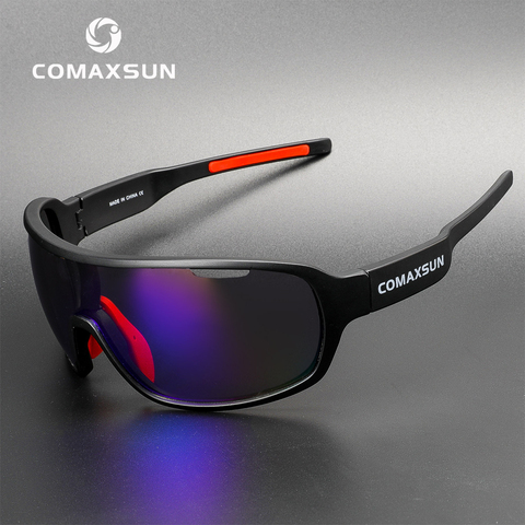 Gafas de ciclismo polarizadas COMAXSUN gafas de protección para montar en bicicleta gafas de sol de pesca al aire libre UV 400 3 lentes ► Foto 1/6