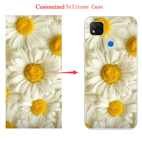 DIY personalizado funda de silicona para Xiaomi Redmi 9C NFC caso funda del teléfono de foto para Poco X3 NFC Redmi 9 9A 9AT 9C cubierta ► Foto 1/3