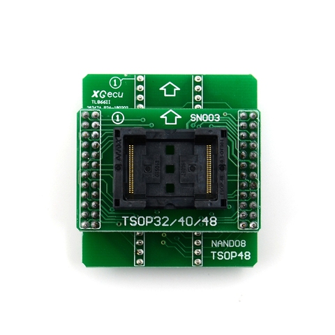 Andk Tsop48 Nand adaptador solo para Xgecu Minipro Tl866Ii Plus programador para Chips Nand Flash Tsop48 adaptador de enchufe ► Foto 1/6